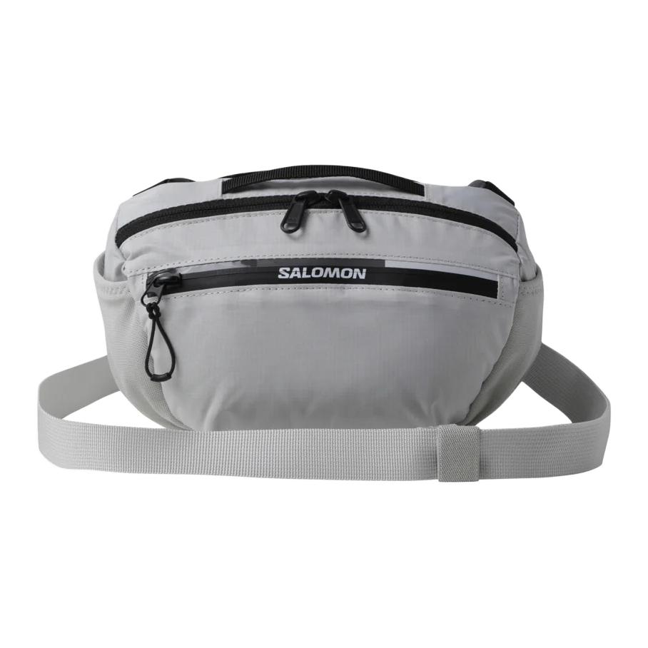 SALOMON Nylon Shoulder Bag Men s Light Gray LC3076000