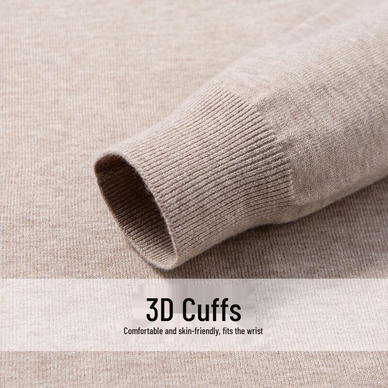 Hodo Men's Thickened Faux Two-Piece Knit Sweater