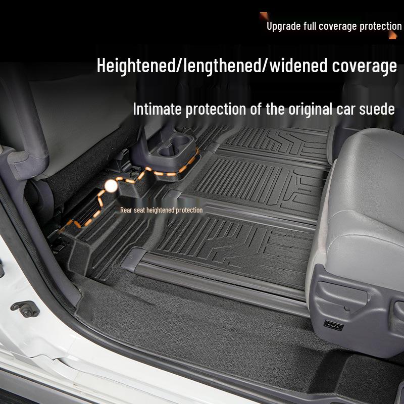 Toyota Sienna TPE Floor Mats for 7-Seater, First Row, 2021-2025