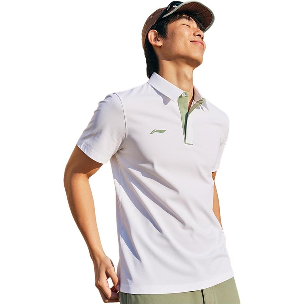 Li-Ning Quick-Dry Short Sleeve Polo Shirt Men Tops APLU797-4