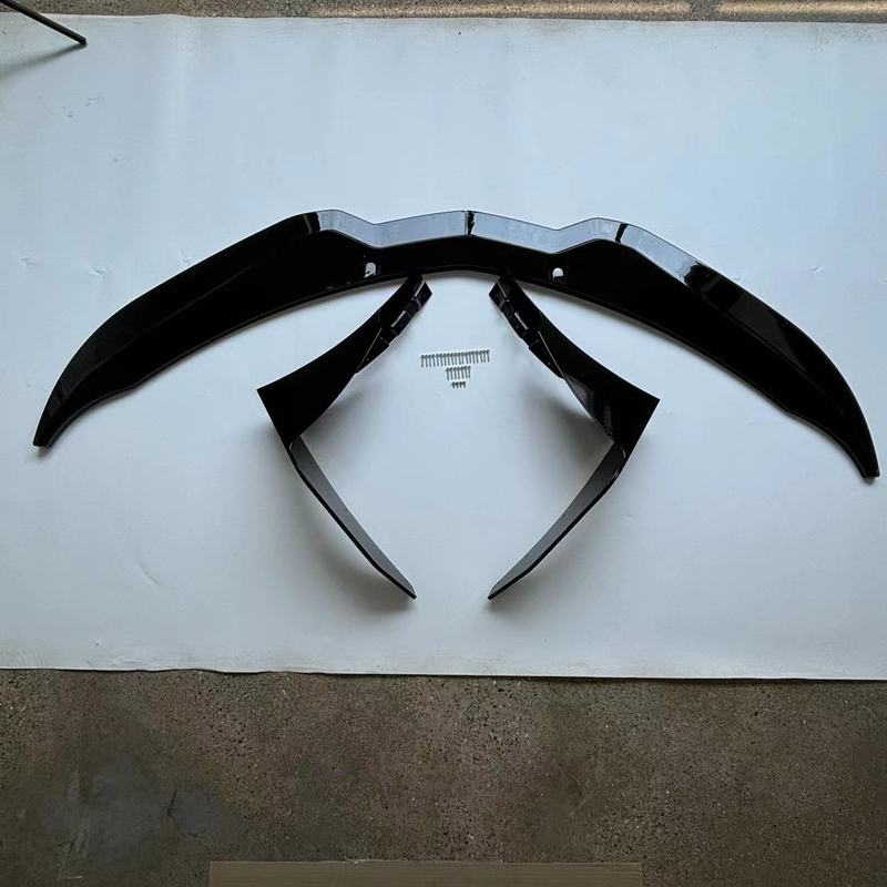 For 14-17 Chevrolet, Corvette C7 Modified Segmented Front Lip Corner Wrapping Original Car Non-destructive Installation