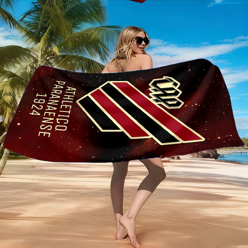 Athletico Football Club Printed Microfiber Beach Towel, Soft And Absorbent, Quick-Dry, Ideal for Summer Travel, Beach Essential, Swimming Pool