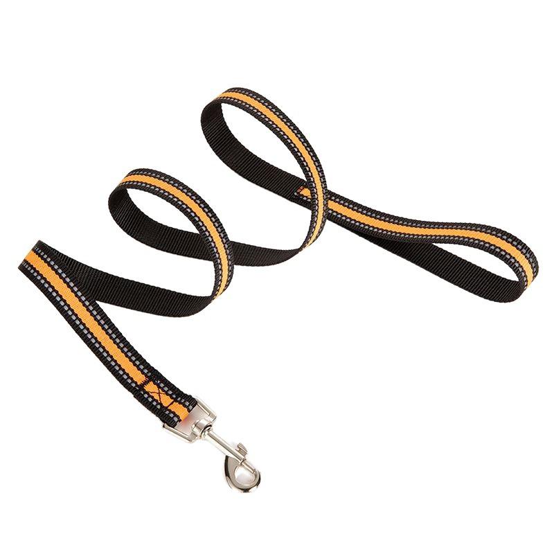 Trela refletiva de nylon multicolorida corda de treinamento para cães caminhada ao ar livre trela para cães trela para animais de estimação