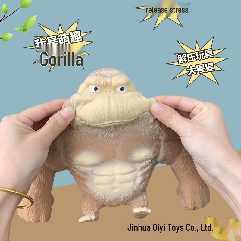 Mr. Wang's Gorilla Decompression Squishy Toy - Slow Rebound Stress Reliever