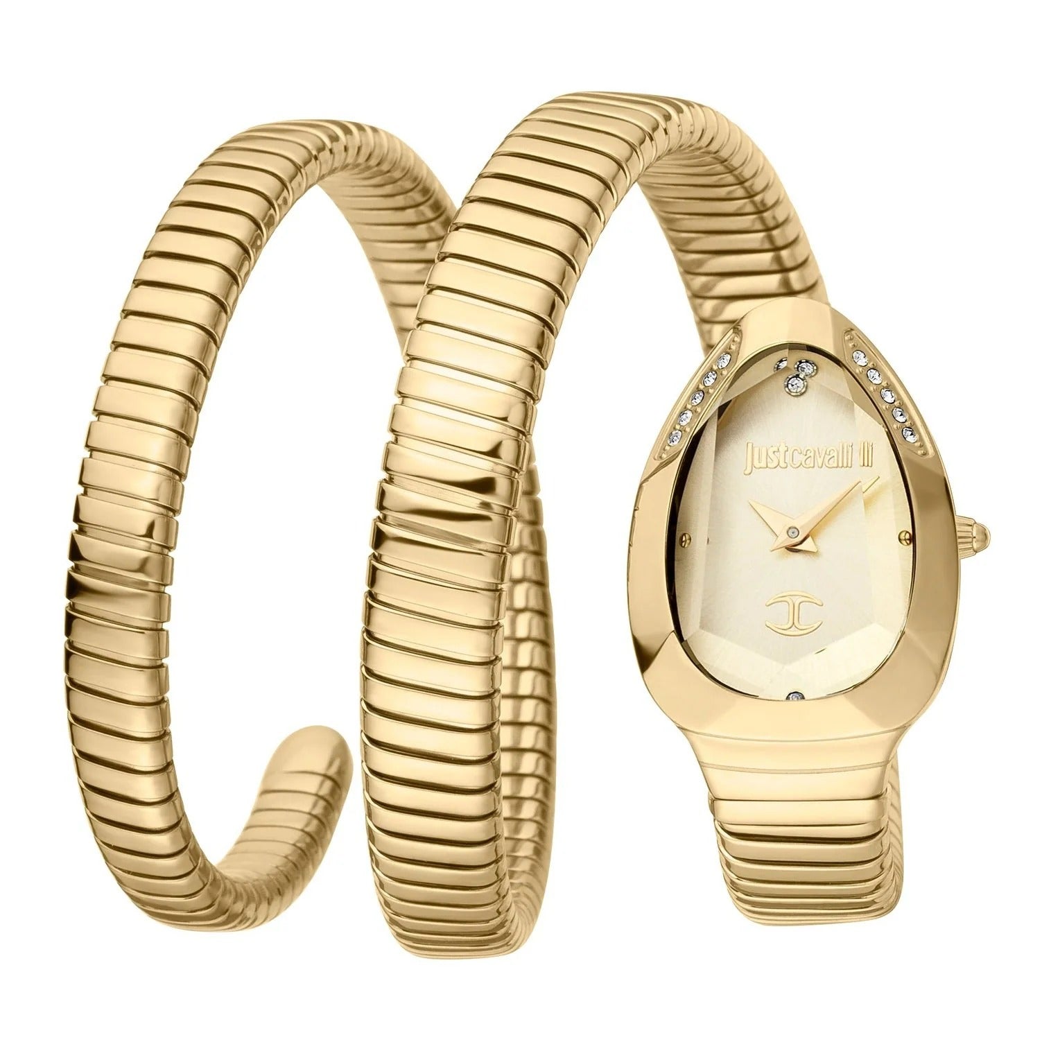 Just Cavalli Serpente Metallica Gold Dial