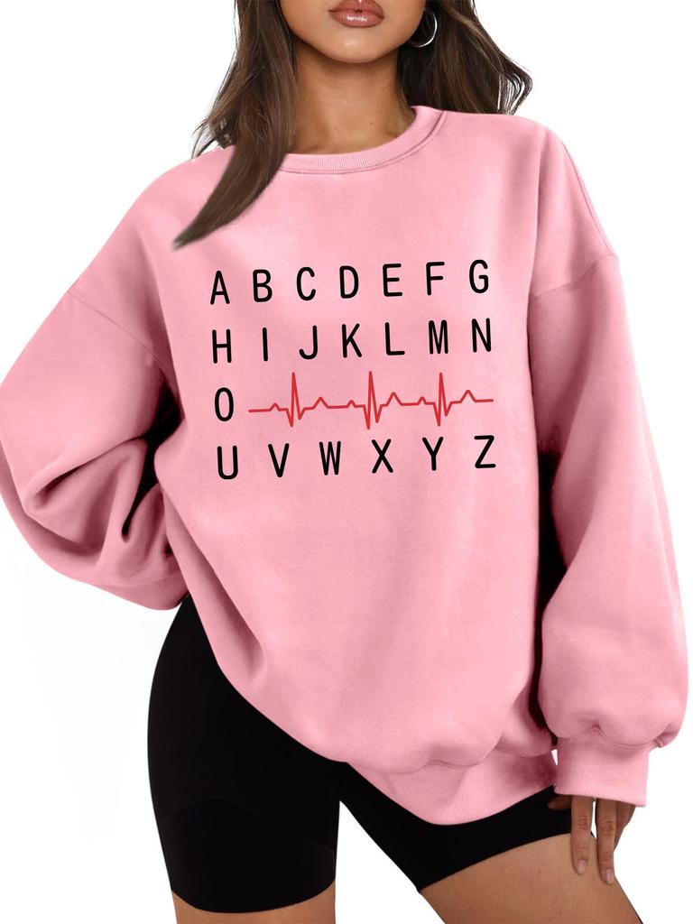 Casual Temperament Women's Thickened Warm Loose Comfort Hoodie