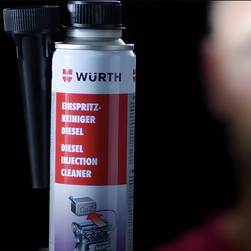 WUERTH Diesel Injection Cleaner, 300ml, Improves Cetane Number and Reduces Knocking