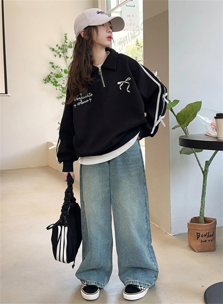 Set de haine pentru copii Set de top și de jos pentru fete Set 2 piese Elevii din școala elementară Set de tricouri pentru sport în aer liber Fete 120 130 140