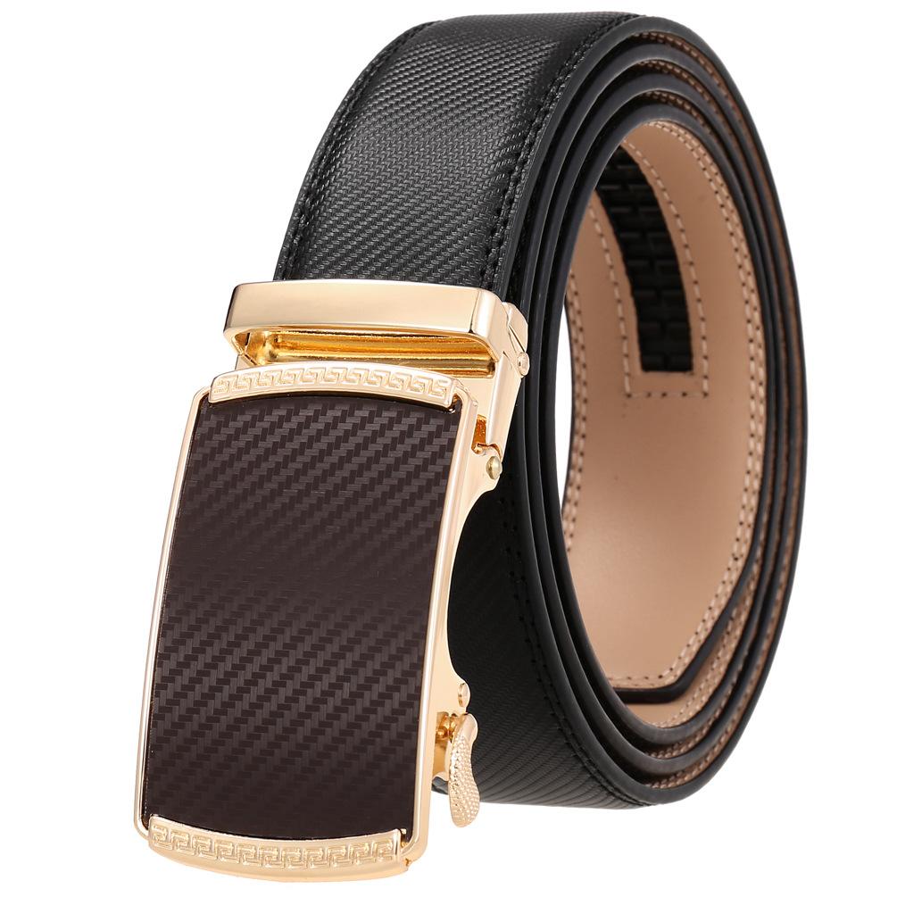 Fashion Casual Business Belt, Two-Layer Automatic Buckle Belt, Belt Belt Ly36-0191-2