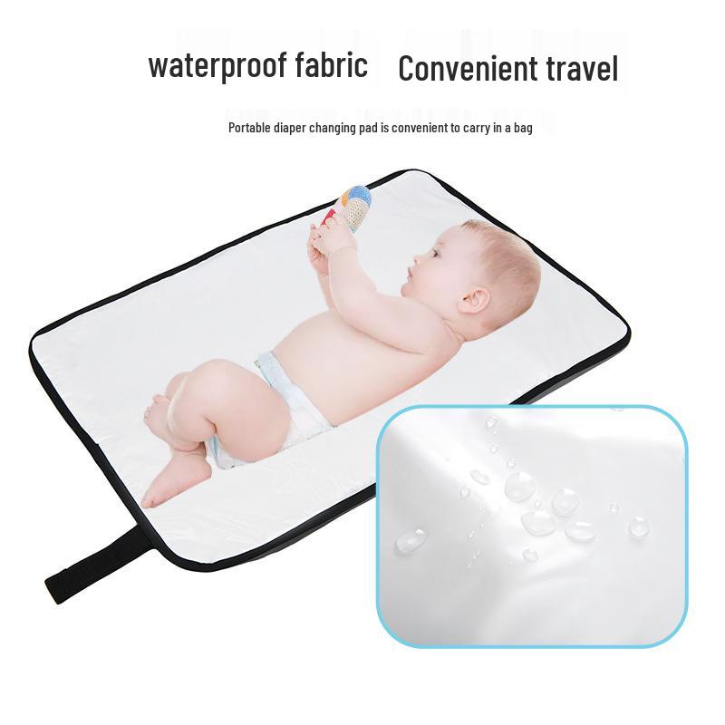 Multi-Purpose Foldable Diaper Bag with Waterproof Changing Pad