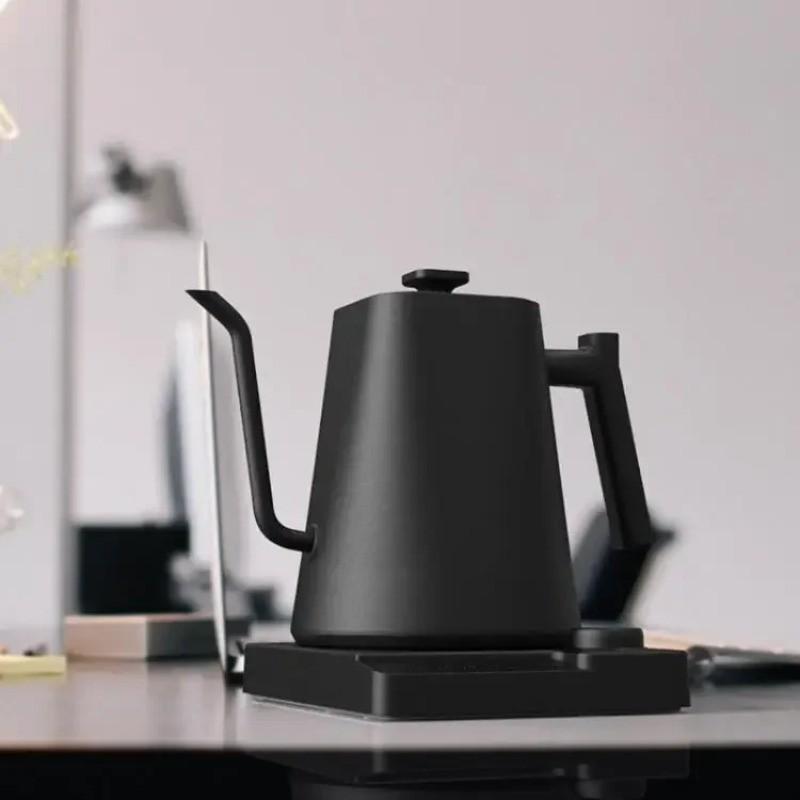1200W Gooseneck Electric Kettle Stainless Steel Professional Coffee Pot Precise Temperature Control Water Boiler