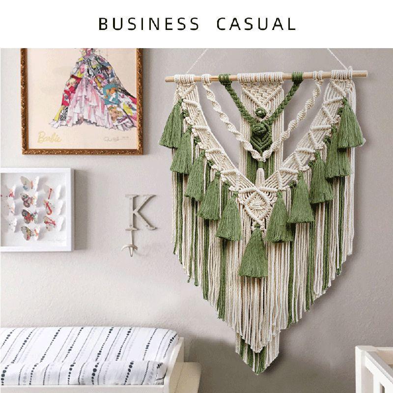 Handmade Indian Dream Catcher Feather Wind Chime - Creative Wall Hanging for Bedroom or Homestay Decoration