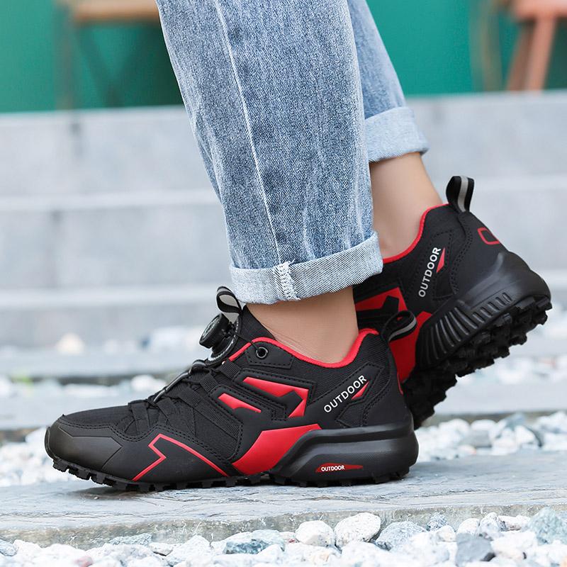 Men Outdoor Hiking Shoes Comfortable Trekking Shoes Sneakers Outdoor Breathable Cycling Shoes