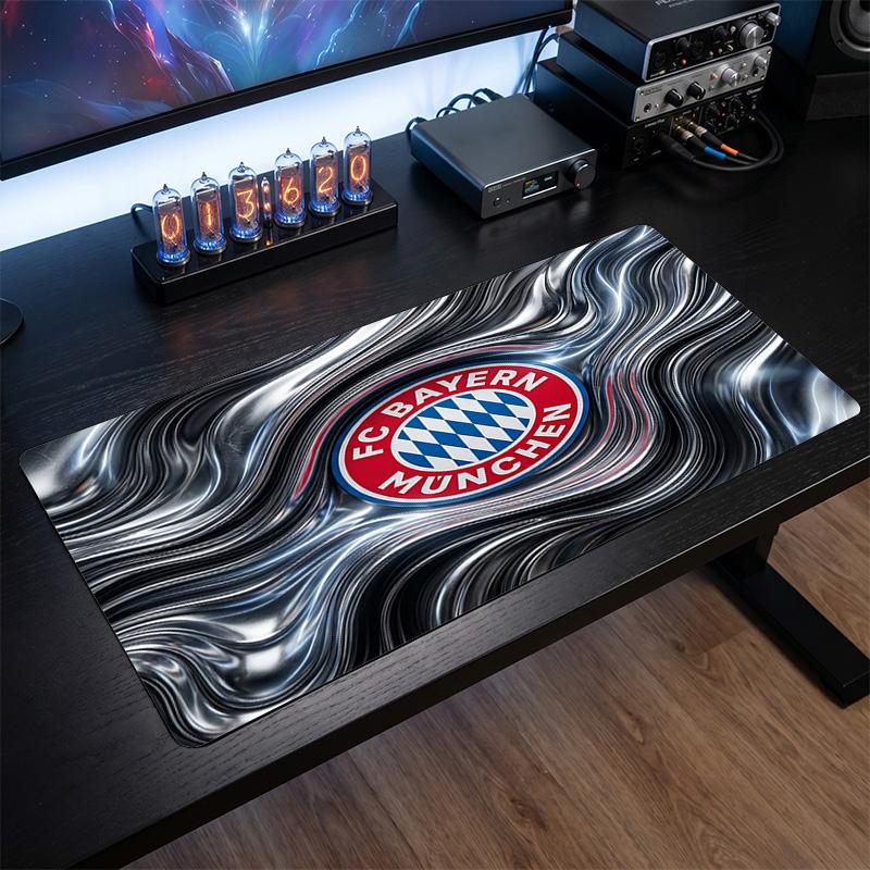 Tappetino per Mouse Grande Stampato Bayern Monaco, Tappetino Morbido in Gomma Antiscivolo per Scrivania da Gioco per Ufficio Laptop Computer Decorazione