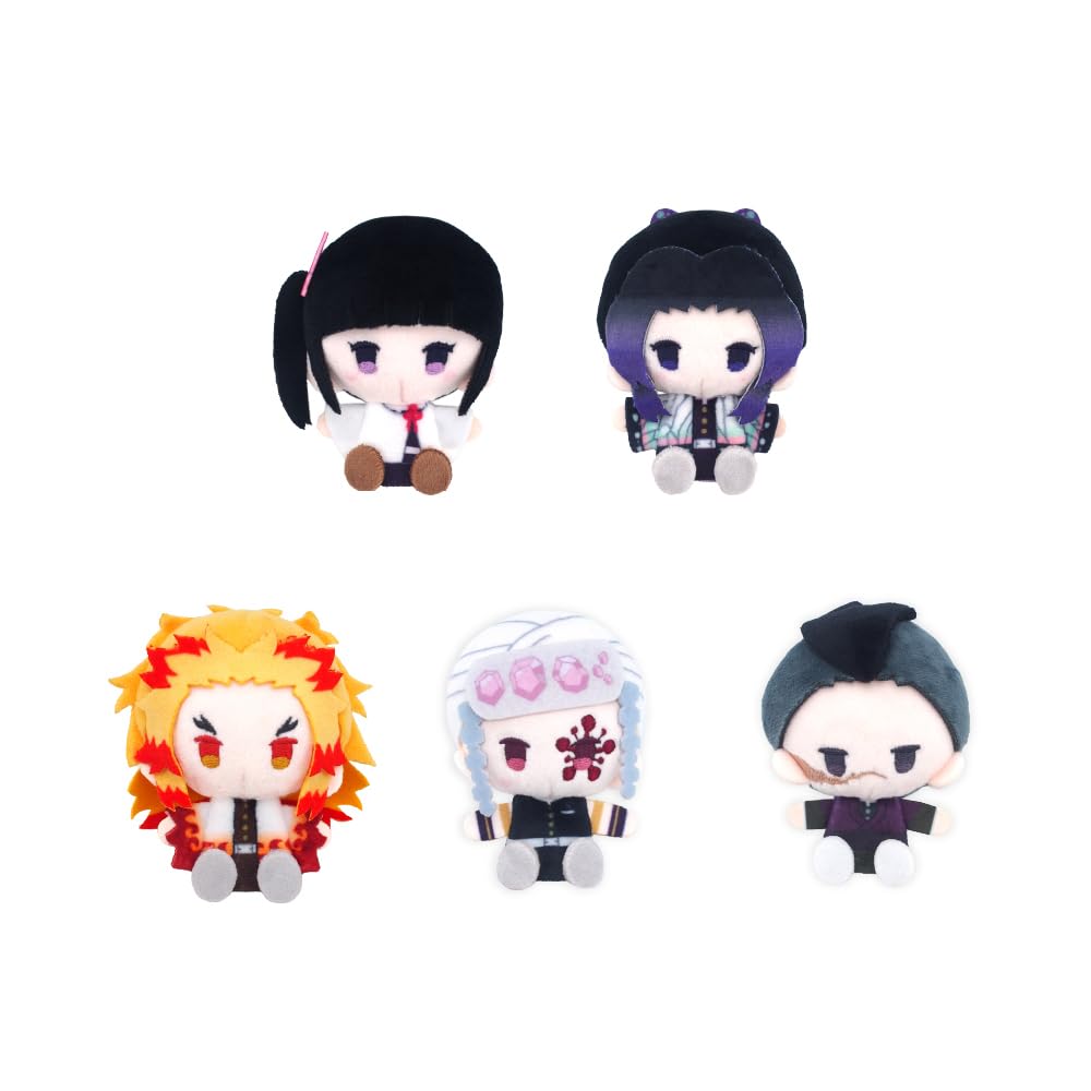 

Коробка с плюшевыми талисманами Kimetsu no Клинок, рассекающий демонов Yaiba Том 2, 5 штук