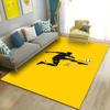 2D Soccer Football Sport Area Rug,Carpet Rug for Living Room Bedroom Sofa Doormat Kitchen Decoration,Kid Play Non-slip Floor Mat