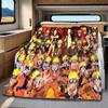 Japanese anime cartoon NARUTO famous Uzumaki Naruto blanket soft home furnishing nap decoration four seasons warm Sherpa blanket B5