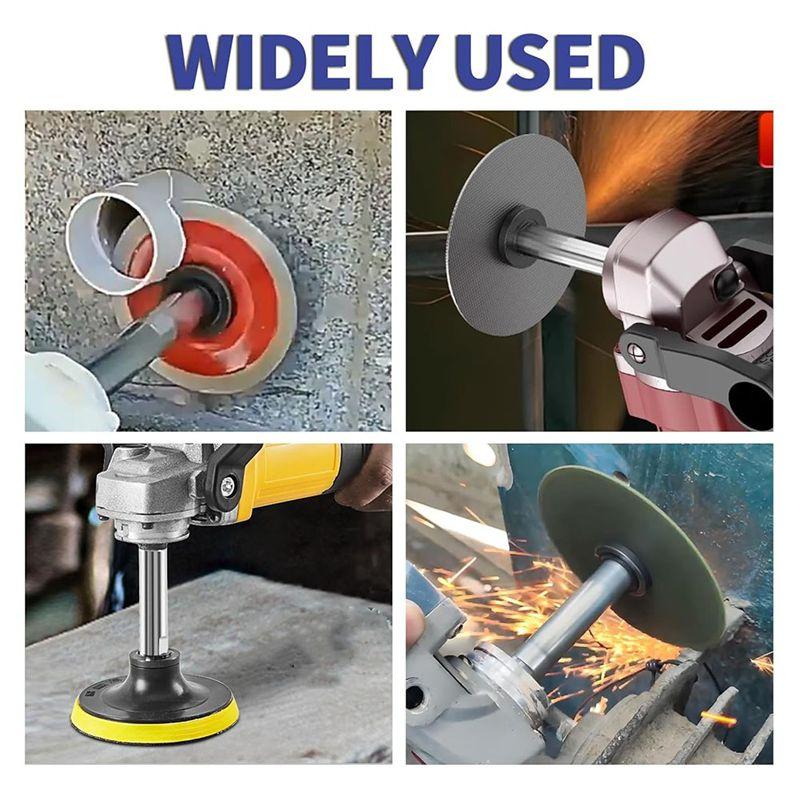 A60zangle Grinder Extension Pole,M10 Thread Polisher Adapter Pole, Grinder Extension For 100 Type Angle Grinder/Polishermay