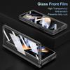 For Samsung Galaxy Z Fold3 5G Case Hard PC+Glass Film Kickstand Phone Cover with Stylus