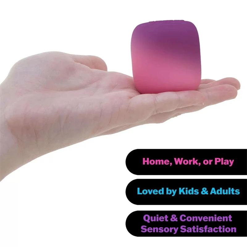 Needoh Mello Mallo Squishy Ball Marshmallow UV Reactive Sun Color Changing Toy Squeeze Dough Filled Fidget Anxiety Relief Toy
