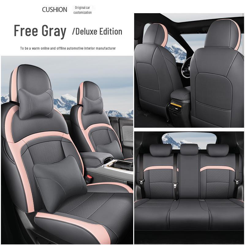 GAC Aion Y Car Seat Cover: Universal, All-Season, Full Wrap Leather Cushion