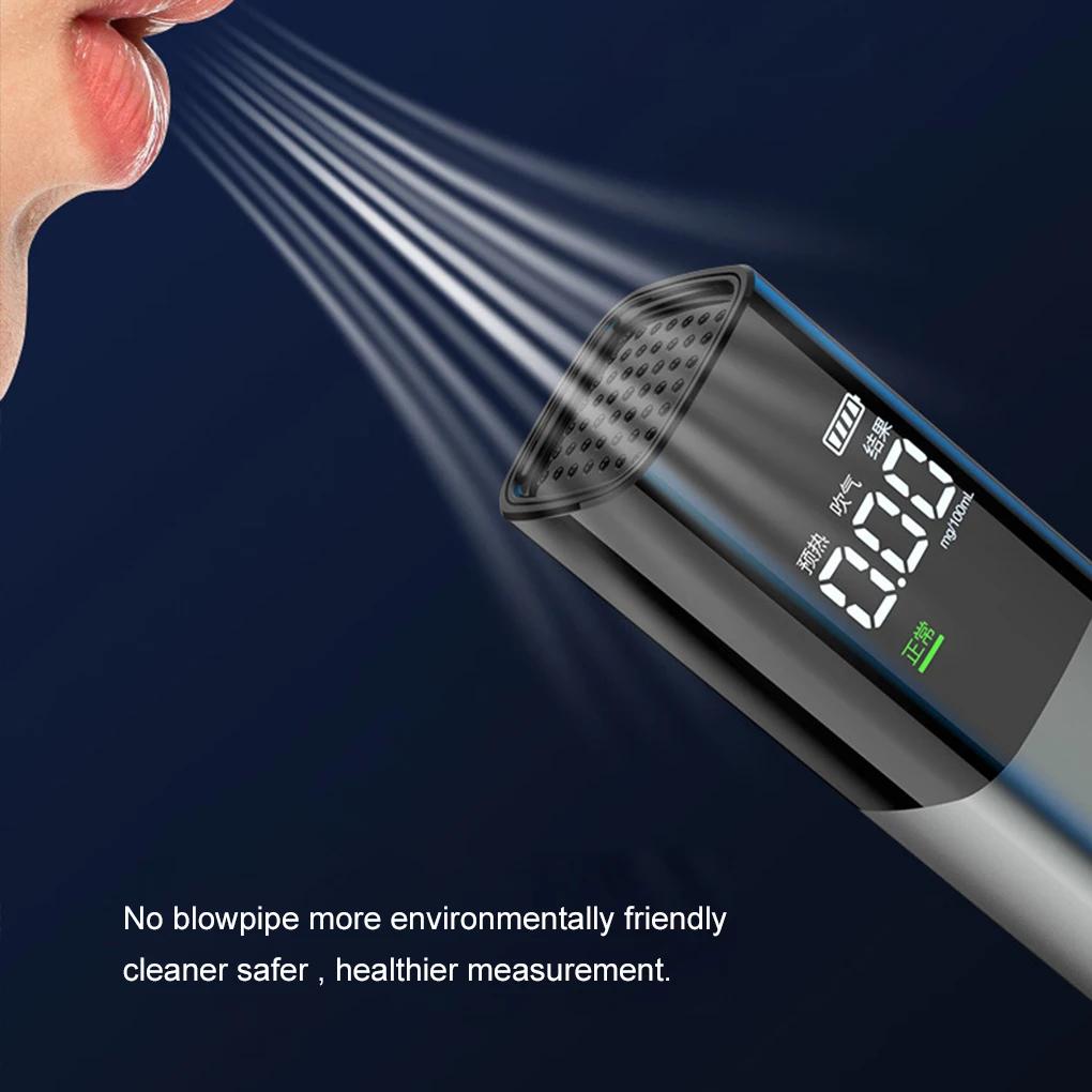 Portable High Precision Alcohol Tester Breathalyzer Smart Self-test Drinking Detection Device Emergency Rescue Kit