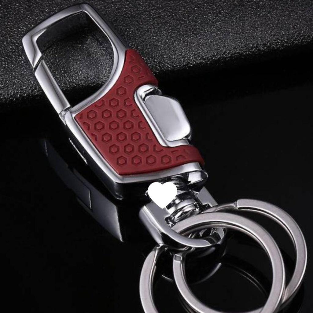 One-Click Open Stainless Steel Keychain Carabiner for Men