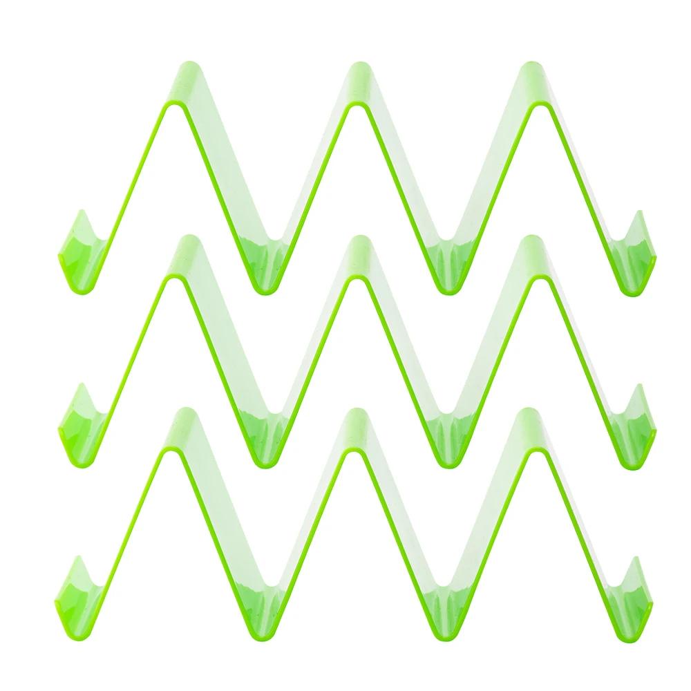 3Pcs Taco Holder Mexican Pizza Roll Shelf Burrito Potato Chips Rack Shells Taco Rack Colorful Tableware Pancake Stand