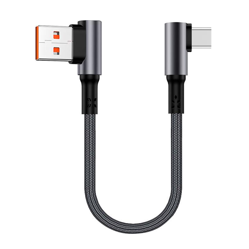 0.25/0.5m Short Double Type-C Data Cable for Huawei & Apple iPhone - PD Fast Charging.