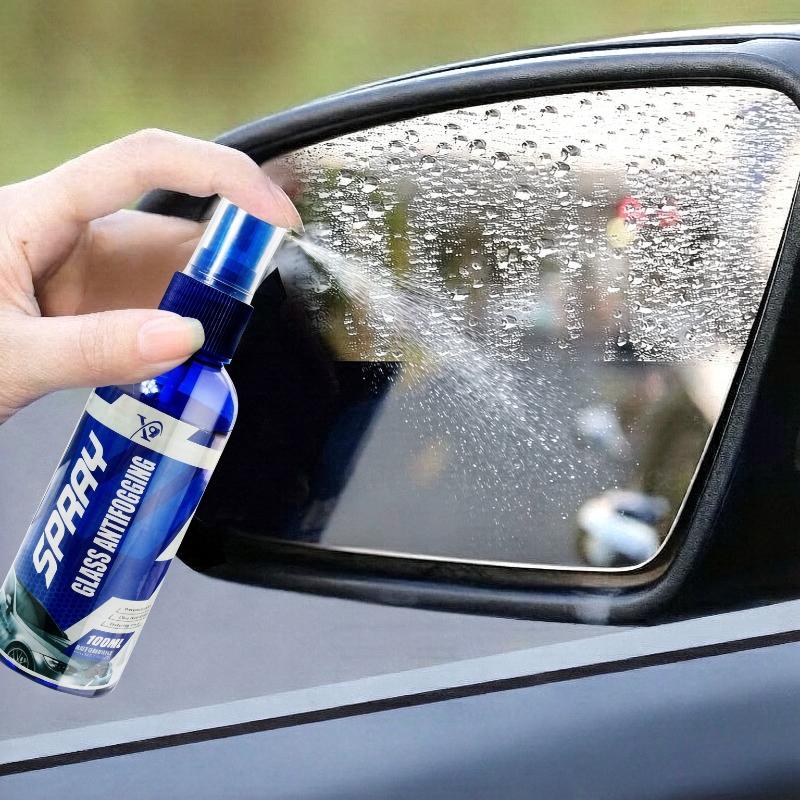 Recubrimiento Repelente de Lluvia para Espejo Retrovisor de Coche, Tratamiento de Vidrio Antivaho y Repelente al Agua para Parabrisas Ventanas Laterales Recubrimiento Nano Hidrofóbico de Larga Duración