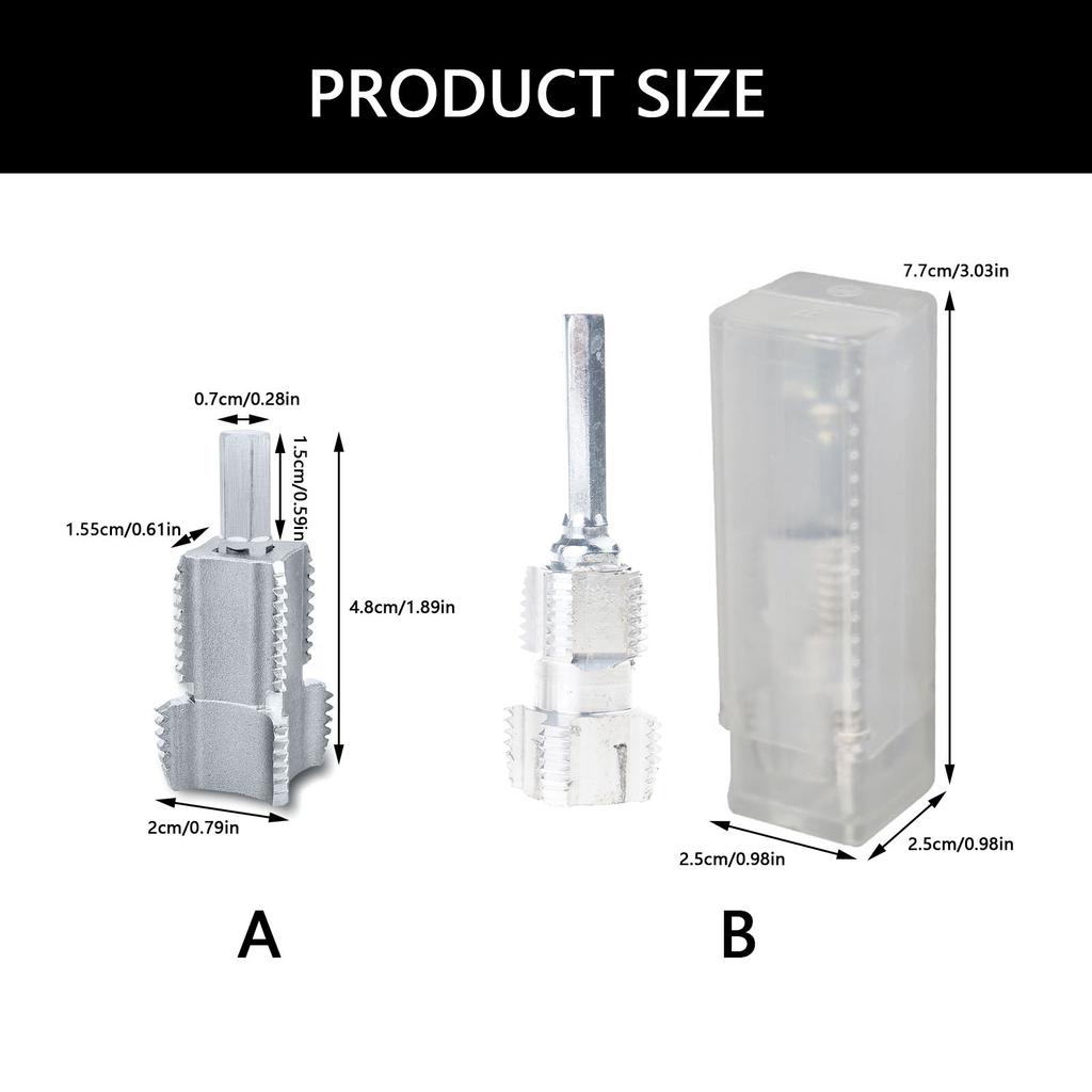 Wasserrohr-Innengewindeöffner, konisches Rohrgewinde, Wasserhahn-Wasserrohr-Gewindeöffner für PVC-Kunststoffrohr-Zubehör