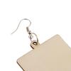 Geometric Earrings Wooden Drop Ear Stud For Women