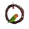 Papageienspielzeug Ring, Vogelschaukel, Apfelzweig geflochtener Ring, Vogelständer, Rattanring, Nagespielzeug Vogelkäfig