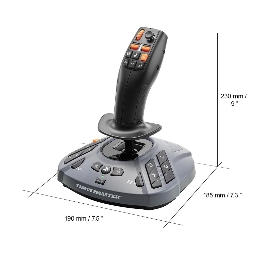 Thrustmaster SimTask FarmStick Farming Simulator 2025 T248 T128 Joystick with PS5 and (Compatible PC)