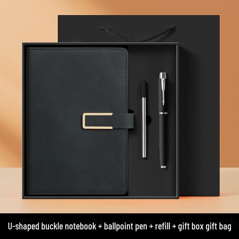 Customized Business Notebook Gift Set with Logo - Premium Cross Diary for Enterprise Office