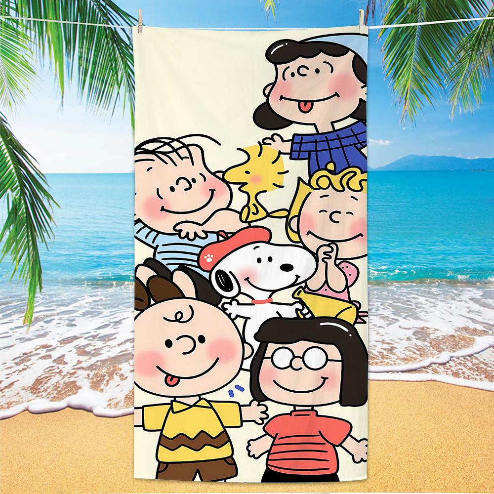 Popular Microfiber Beach Towel Cartoon Children'S Class A Beach Towel Summer Beach Towel
