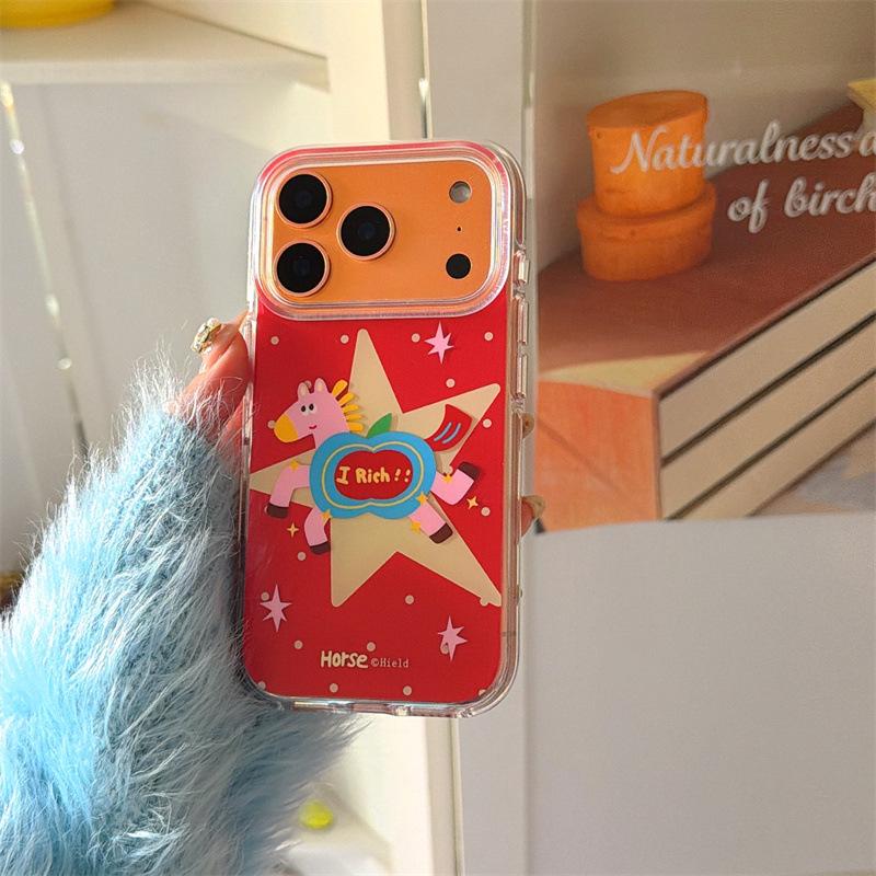 

Sweet Spicy Star Apple iPhone Case for iPhone17/16ProMax/15/14 - New Style iPhone 14 Pro