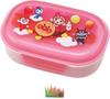 Anpanman Bento 1 Dishwasher and Microwave Includes Made In Pink Box, Tier, Safe, Fork, Japan, 270ml, (Bento Box, Balan)