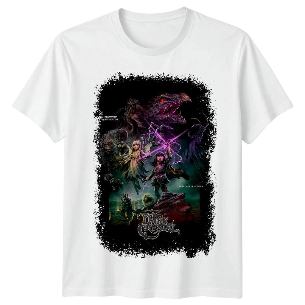 The Dark Crystal TShirt Unisex Summer Jim Henson Classic Fantasy Puppet Movie Retro Art Graphic Short Sleeve Streetwear Fan Tee