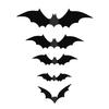 Halloween Bats Decorations Outdoor Indoor 3D Bat Stickers Horror Gothic Theme Paint-Safe Adhesive Waterproof Decals