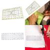 Rectangle Acrylic Quilting Ruler Practical Quilter DIY Tool Fabric Cutting Template for Tailor Printing Women Drawing Enthusiast
