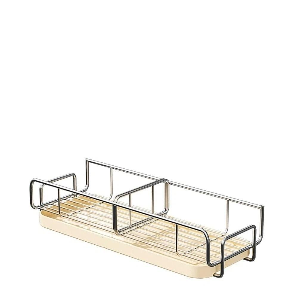 Detachable Drip Tray Sponge Holder Rustproof Metal Kitchen Organizer Household Kitchen