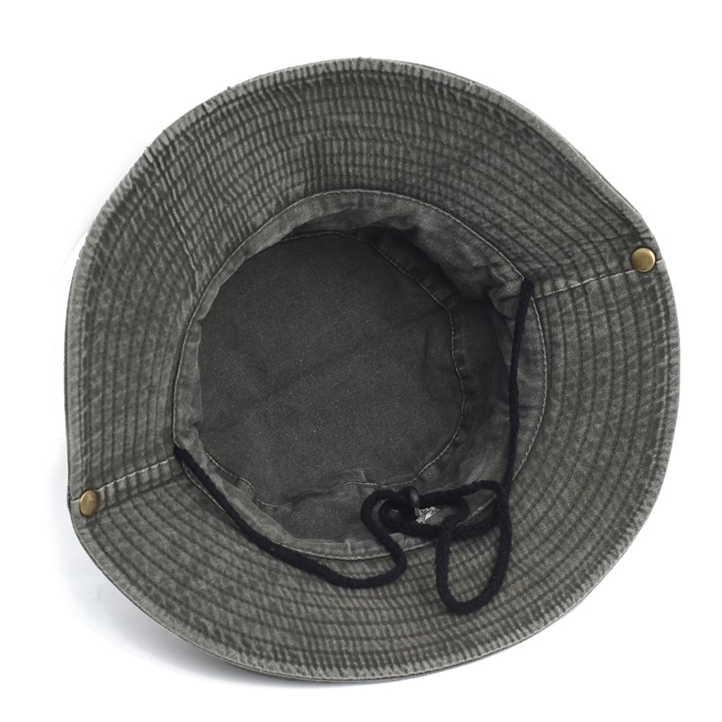 Washed Cotton Bucket Hats Spring Summer Men Women Panama Hat Fishing Hunting Cap Sun Protection Caps Outdoor Sun Hat