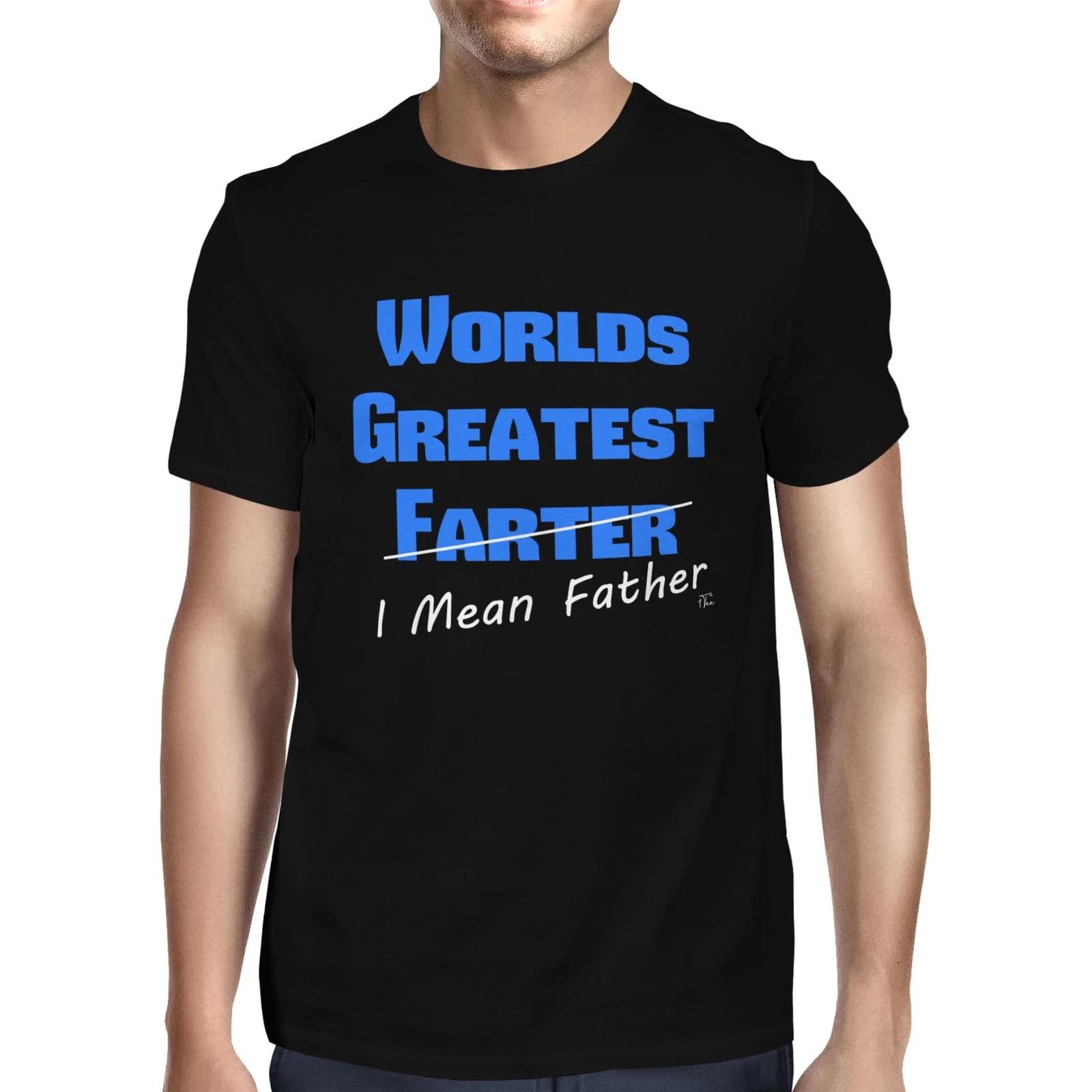 1Tee Mens Worlds Greatest Farter I mean Father T-Shirt M