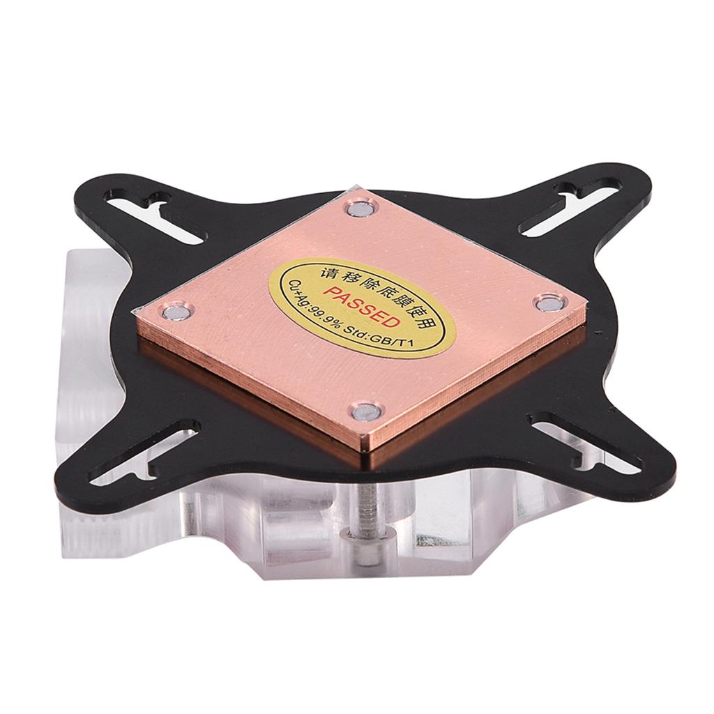 Computer PC GPU Universal Water Cooling Block Waterblock Liquid Cooler 40MM Copper Base