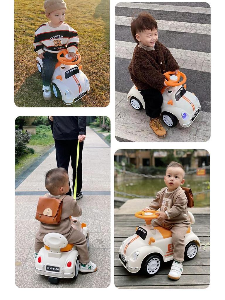 4-Wheeled Toddler Wiggle Car & Balance Bike for Ages 1-3 - Baby Walker & First Birthday Gift