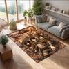 Attack on Titan Crystal Velvet Rug, Soft Anti‑Slip Crystal Velvet Carpet for Living Room Bedroom Home Decor