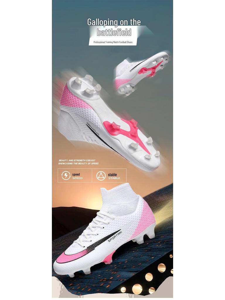 Unisex Cross-Border Low-Top Football Shoes: Youth/Men's/Women's Long or Multi-Studs, Kids' Training, In Stock