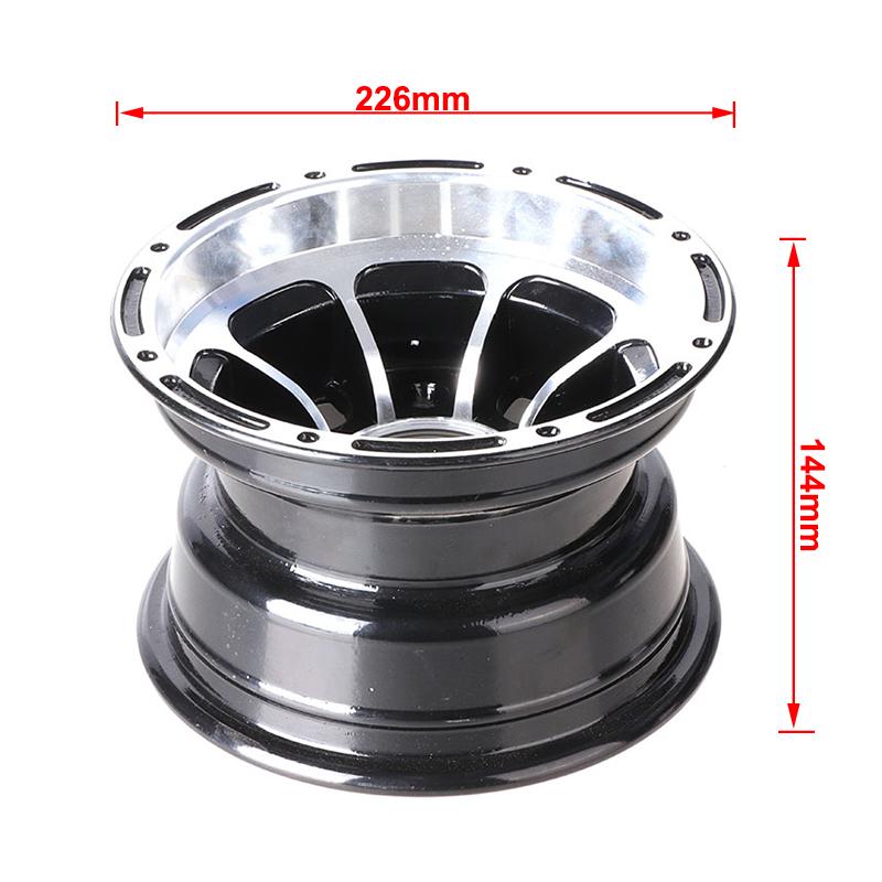 8 inch 19x7-8 18x9.50-8 front and rear wheel hub vacuum aluminum rims for four-wheel China ATV 4-wheel motorcycle ATV go-kart