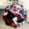 Harley Chaos And Color Umbrella Folding Umbrella, Automatic Umbrella 8-Frame for Travel, Camping Use Gift for Halloween Christmas